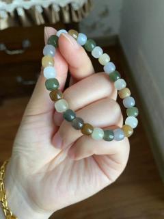 和田玉手链这样搭,气质翻倍✨