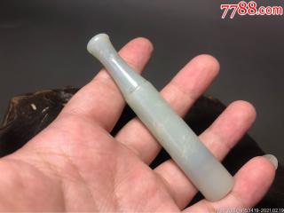 老的和田玉烟嘴古董收藏���老包邮实物拍摄喜欢带走欢迎关注我包老民国
